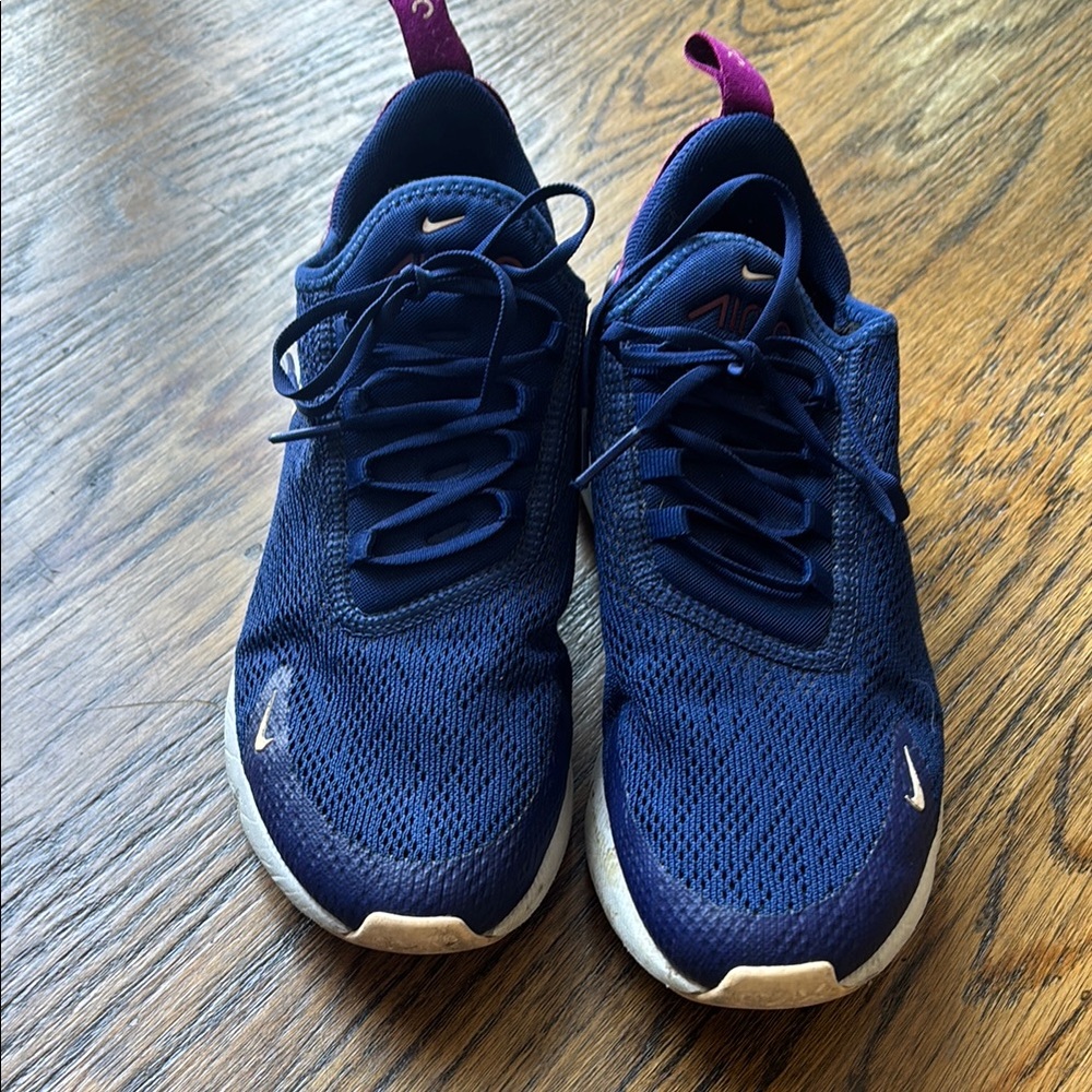 Nike Navy and Purple Running Shoes